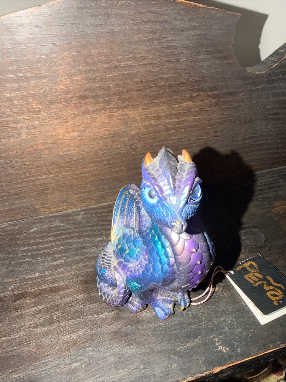 Vintage Windstone Editions Fledgling Dragon Figurine from artist M. Pena